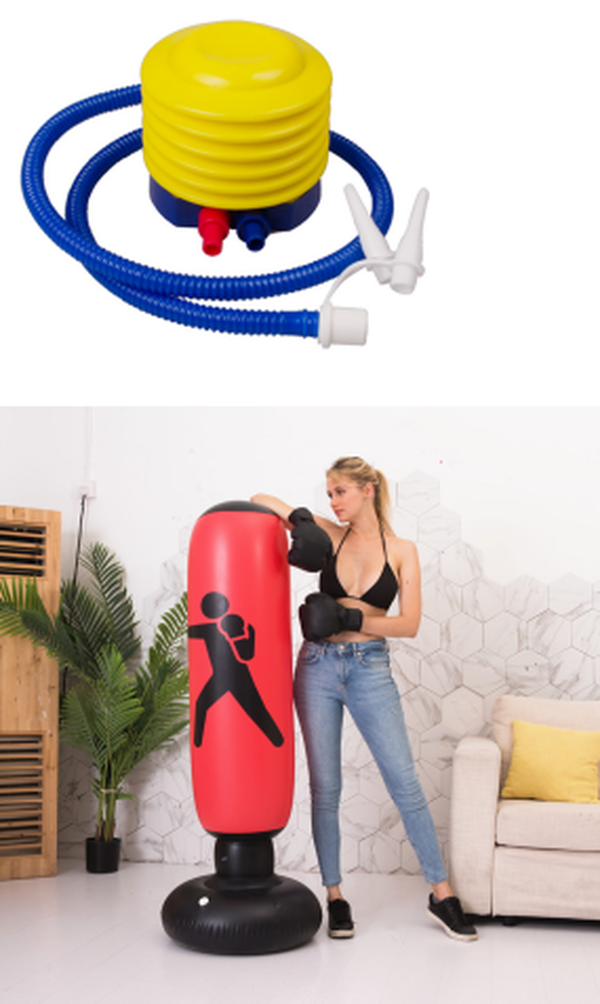 Boxing Punching Bag Inflatable Free-Stand Tumbler Sandbag - Minihomy