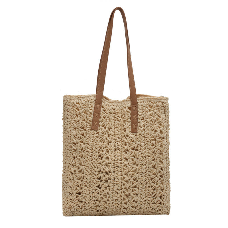 Forest Woven Large Capacity Tote Bag
