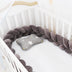 Baby Bumper Bed Braid Knot Pillow Cushion Bumper for Infant - Minihomy