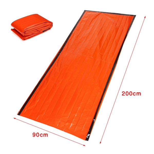 PE Aluminum Film Thermal Insulation Windproof And Cold Resistant Emergency Sleeping Bag