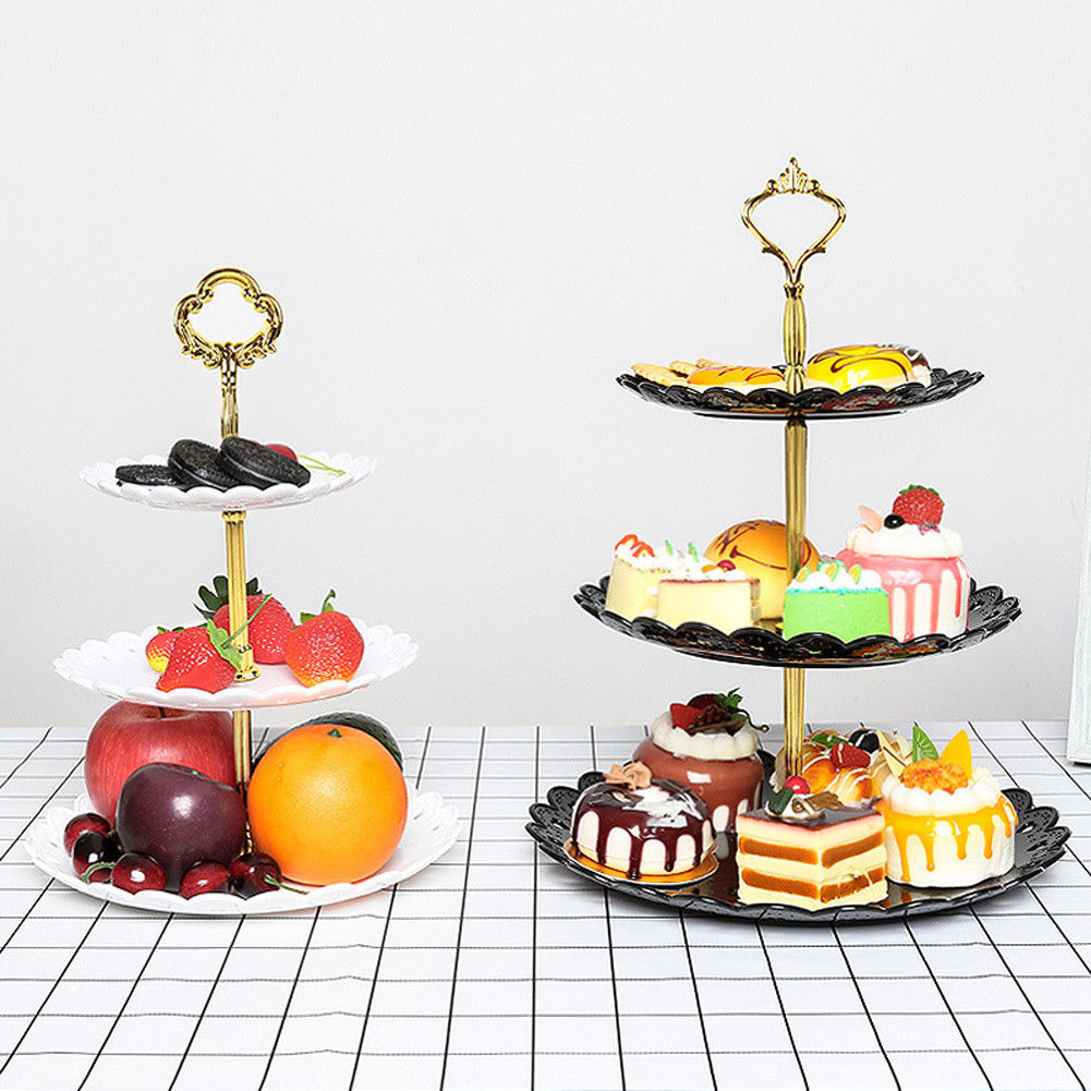 3-layer cake stand snack tray decoration tool - Minihomy