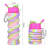 Foldable Water Bottle Leakproof Fold Silicone Cute Water Bottles Kids Cup with Straw - Minihomy