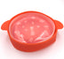 Silicone popcorn bowl with handle