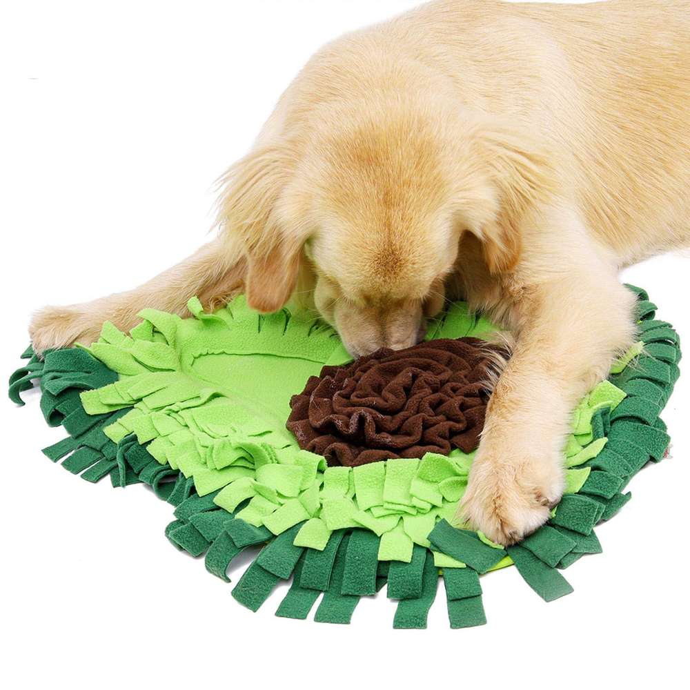 Mat Dog Puzzle Toy Pet Snack Mat Boring Interactive Game Training Blanket - Minihomy