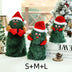 Electric Toy Electric Plush Toy Doll Funny Cute Green Electronic Xmas Tree Musical Santa Claus Toy Christmas Decoration - Minihomy