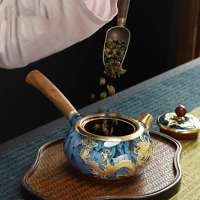 Gold Kung Fu Tea Set