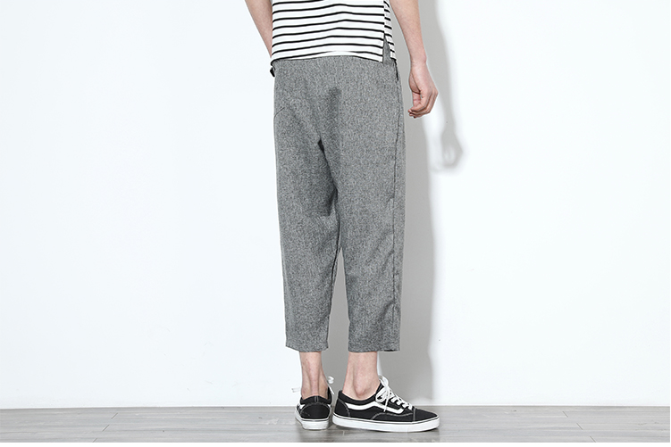 Men's linen harem pants - Minihomy