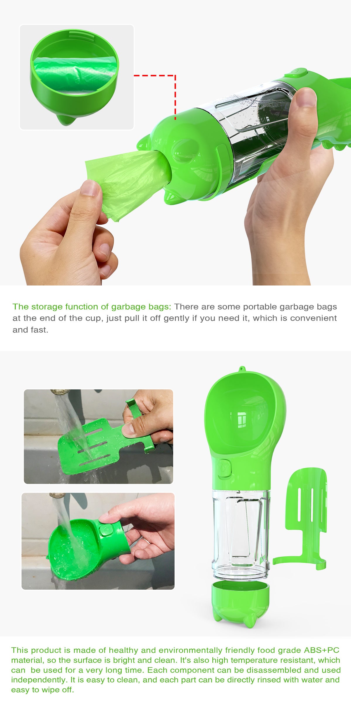 Pet Multi-functional Water Bottle - Minihomy