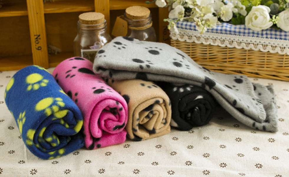 Dog Fleece Blanket Cat Litter Mat Puppy Soft Sleep Mat Lovely Mattress Cushion for Small Large Dogs Pet Supplie - Minihomy