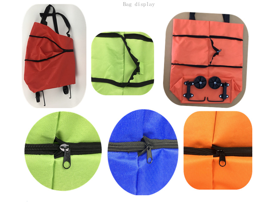 Foldable High Quality Tug Bag Shopping Cart - Minihomy