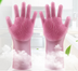 Silicone Heat-resistant Cleaning Brush Scrubbing Gloves - Minihomy