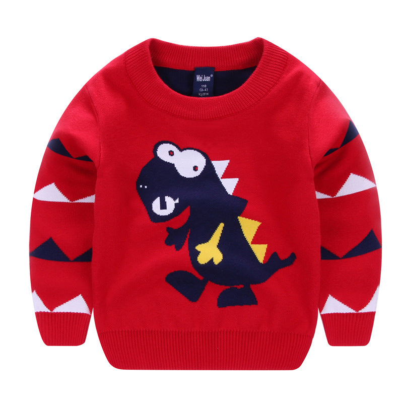 Dinosaur Sweater Children's Sweaters Boy Knit Sweater