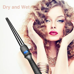 Ceramic Styling Tools professional Hair Curling Iron Hair waver Pear Flower Cone Electric Hair Curler Roller Curling Wand - Minihomy
