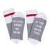 Funny Letter Printed Socks