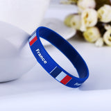 Qatar World Cup Football Silicone Bracelet Sports Wristband