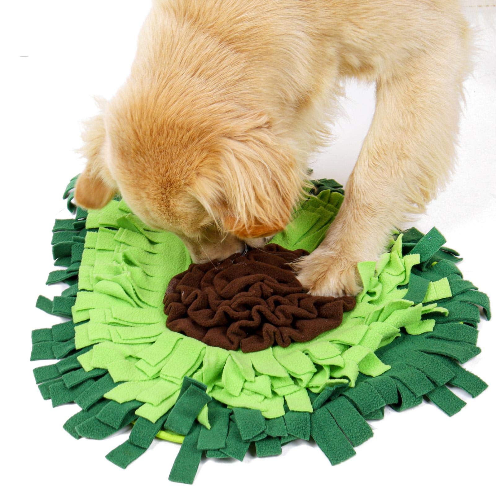 Dog Sniffing Mat Dog Puzzle Toy Pet Snack Feeding Mat Boring Interactive Game Training Blanket Snuffle Feeding Training Mat - Minihomy