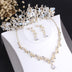 Light gold with handmade crystal princess queen crown