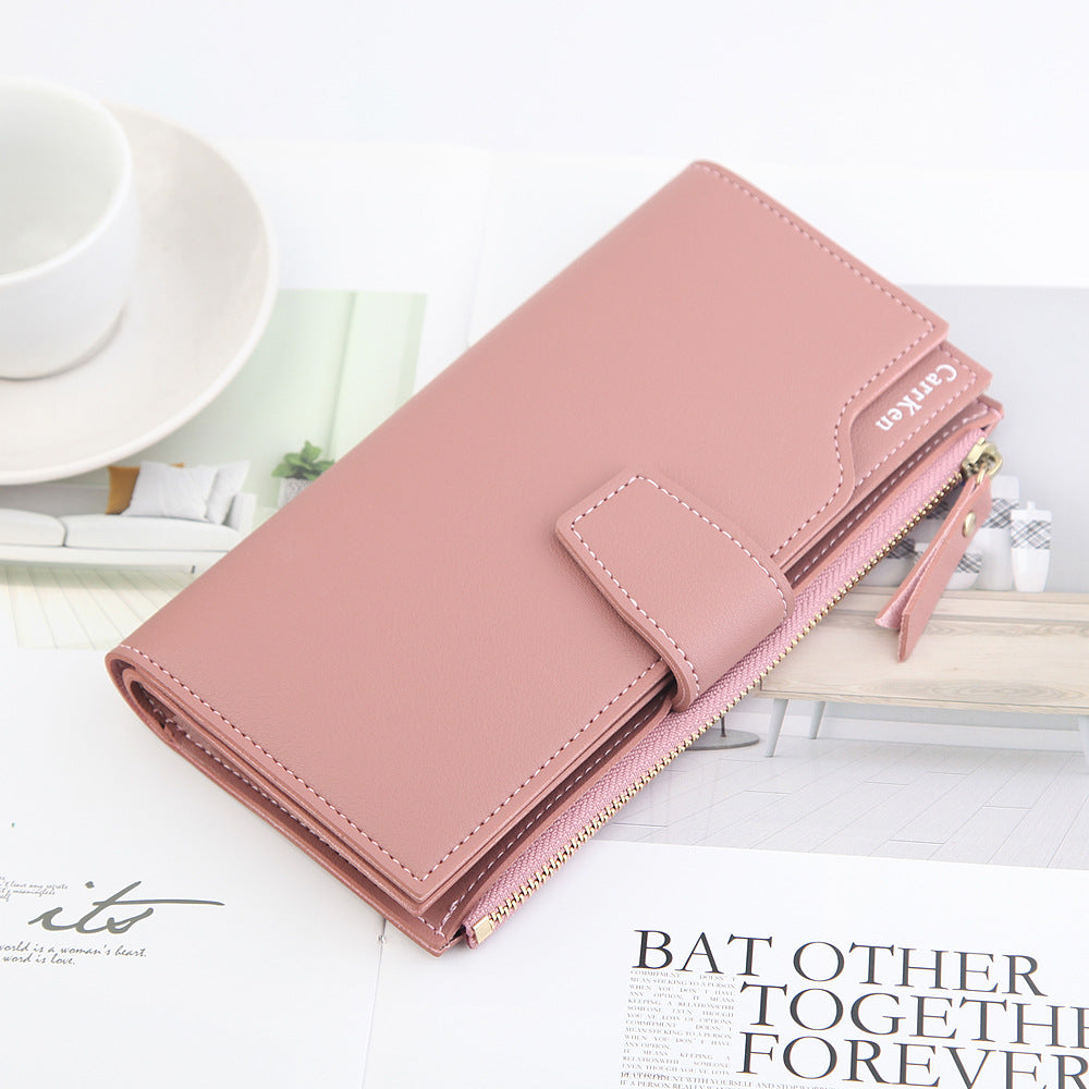 Women's Wallet Long Zipper Card