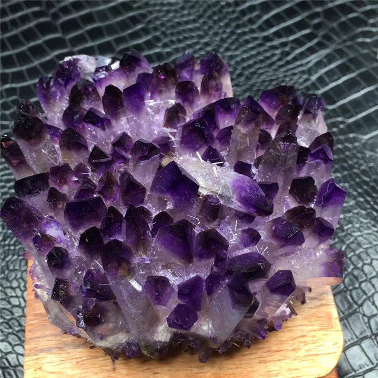 Cruz Amethyst Cluster Home Decoration Ornament Mineral Specimen - Minihomy