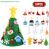 DIY Felt Christmas Tree Ornaments For Kids - Minihomy