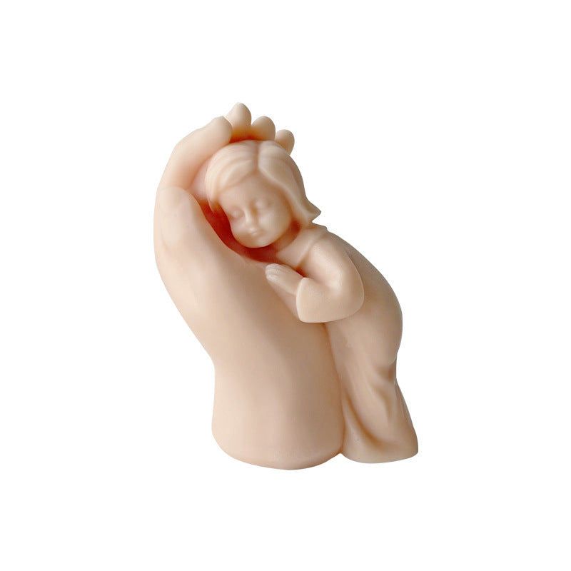 Mother's Hand Scented Candle Silicone Mold - Minihomy