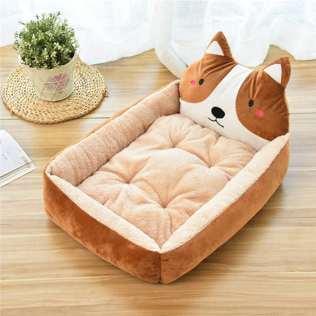 Removable & Washable Teddy Pet Nest for Dogs & Cats - Kennel Supplies