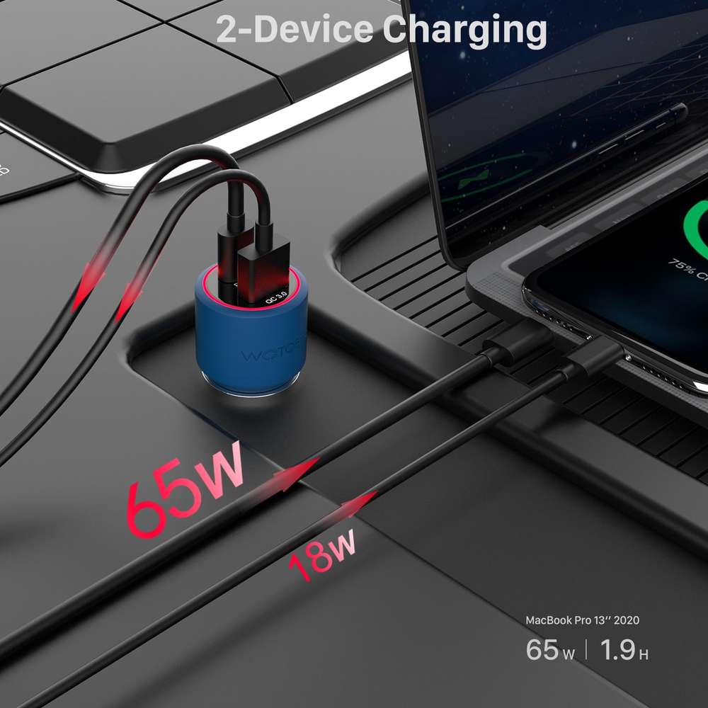 Mobile Phone Notebook Fast Charging Car Charger - Minihomy