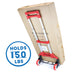 Aluminum Folding Hand Truck, Red - Minihomy