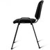 5 Pieces Elegant Conference Office Chair Set for Guest Reception - Color: Black - Minihomy