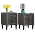 2PCS Nightstand W/2 Drawer Multipurpose - Minihomy