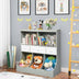 Freestanding Combo Cubby Bin Storage Organizer Unit W/3 Baskets-Gray - Color: Gray - Minihomy