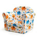 Kids Elephant Upholstered Sofa with Armrest - Color: Multicolor - Minihomy