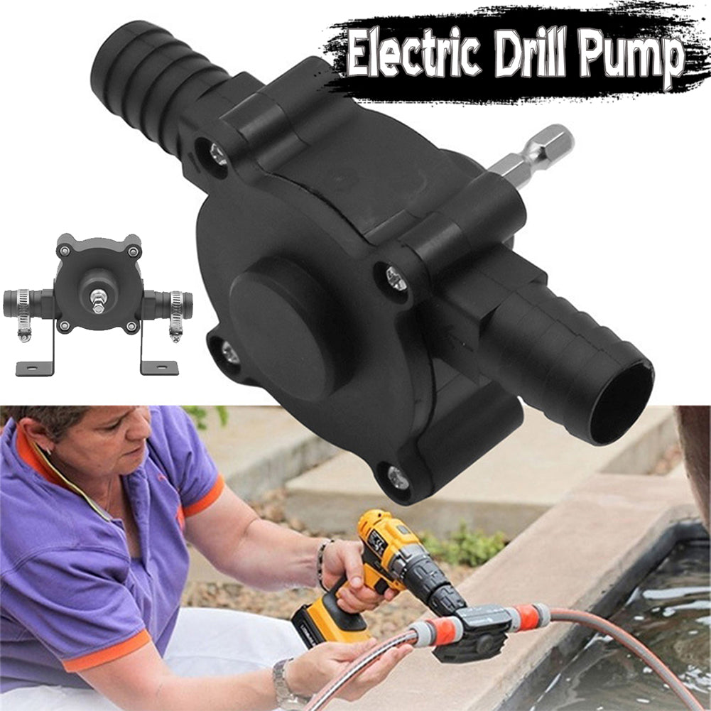 Portable Electric Drill Pump Diesel Oil Fluid Water Pump Mini Hand Self-priming Liquid Transfer Pumps - Minihomy