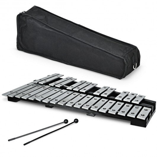 Foldable Aluminum Glockenspiel Xylophone 30 Note with Bag - Minihomy