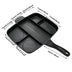 Five-in-one multi-separated flat bottom frying pan - Minihomy