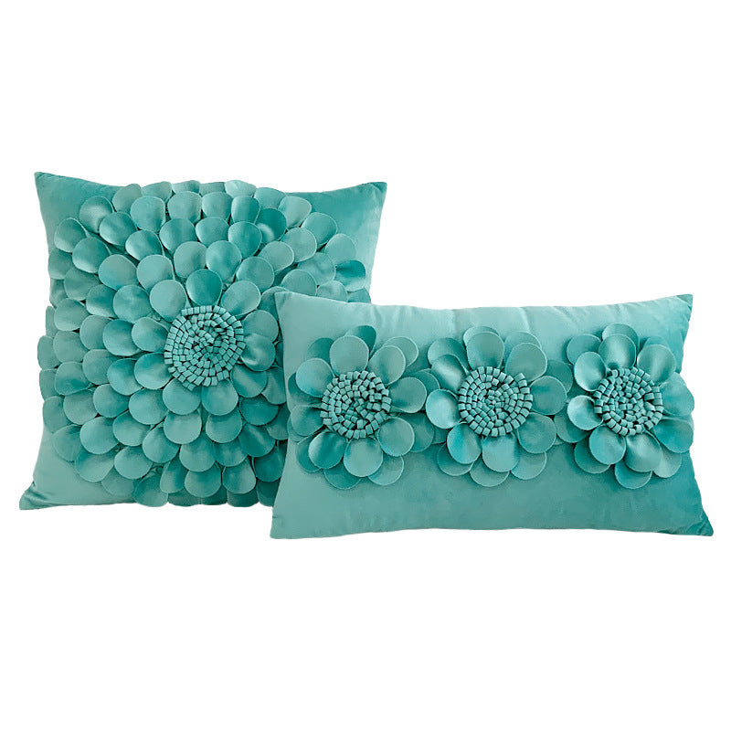 French Entry Lux Heavy Industry 3D Solid Color Pillowcase