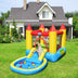 Inflatable Kids Slide Bounce House with 580w Blower - Color: Multicolor - Minihomy