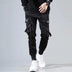 Joggers Cargo Pants for Men Casual Hip Hop Hit Color Pocket Male Trousers - Minihomy