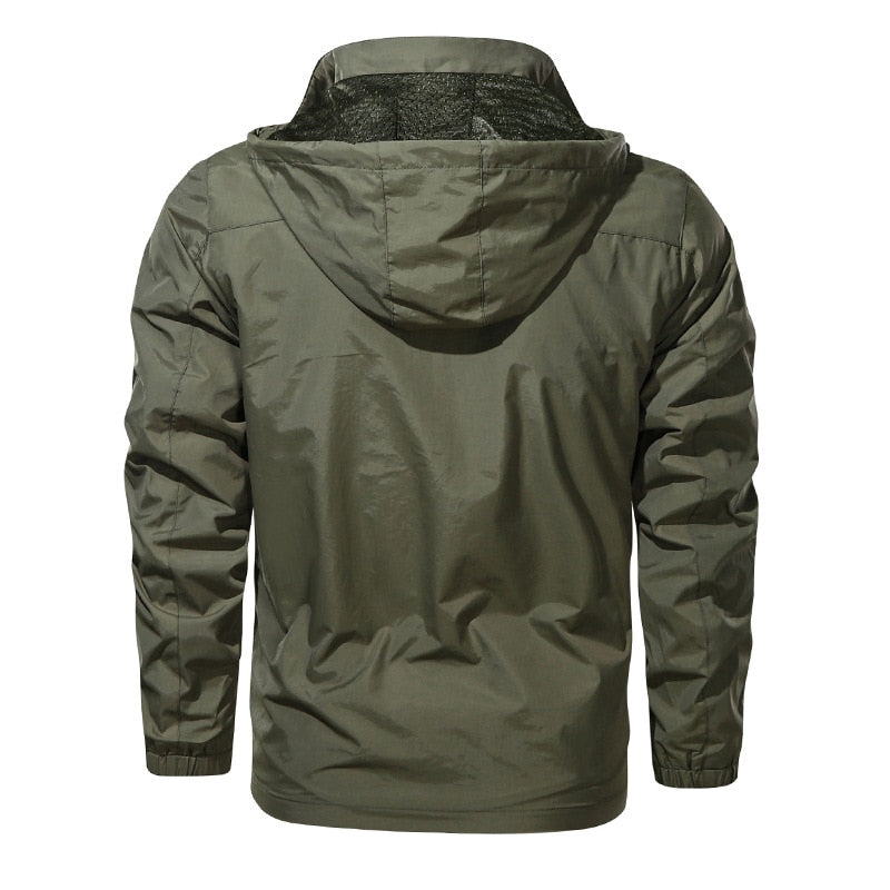 Plus Size Jacket Men's Outdoor Hooded Men's Jackets - Minihomy