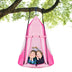 2-in-1 40 Inch Kids Hanging Chair Detachable Swing Tent Set-Pink - Color: Pink - Minihomy