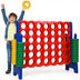 Jumbo 4-to-Score Giant Game Set with 42 Jumbo Rings and Quick-Release Slider-Blue - Color: Blue - Minihomy