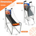 Foldable Single Shot Basketball Arcade Game with Electronic Scorer and Basketballs - Minihomy