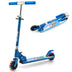 Folding Kick Scooter with 3 Adjustable Heights for Kids-Blue - Color: Blue - Minihomy