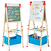 3-in-1 Double-Sided Adjustable Kid Easel for 3-8 Years Old Toddlers - Color: Multicolor - Minihomy