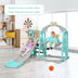 3 in 1 Toddler Climber and Swing Set Slide Playset-Green - Color: Green - Minihomy