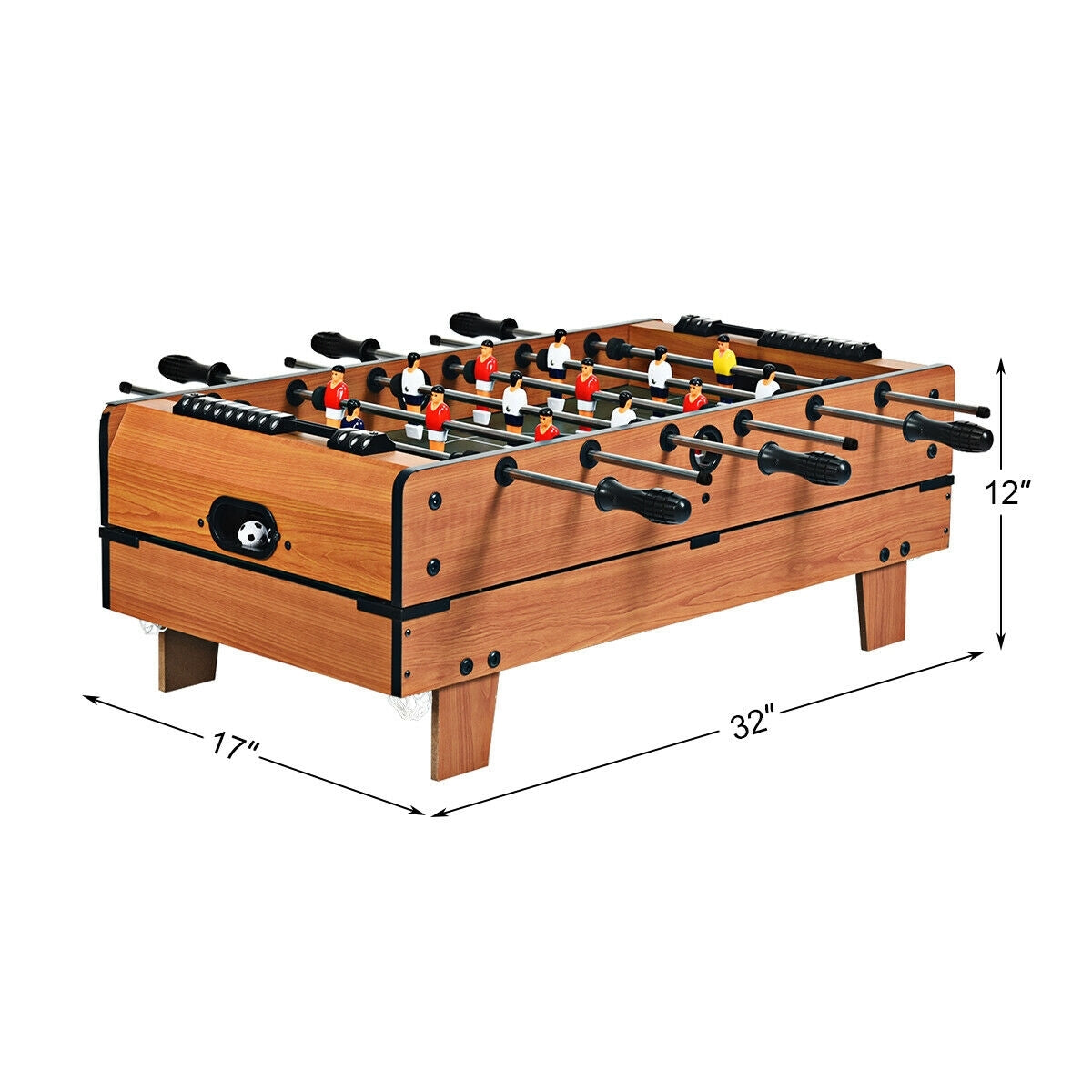 4 In 1 Multi Game Hockey - Color: Brown - Minihomy