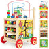 6-In-1 Developmental Learning Educational Toy with Bead Maze - Color: Multicolor - Minihomy