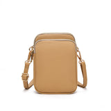 Compact Crossbody Bag with 3 Layers of Pockets - Perfect for Outdoor Daily Use