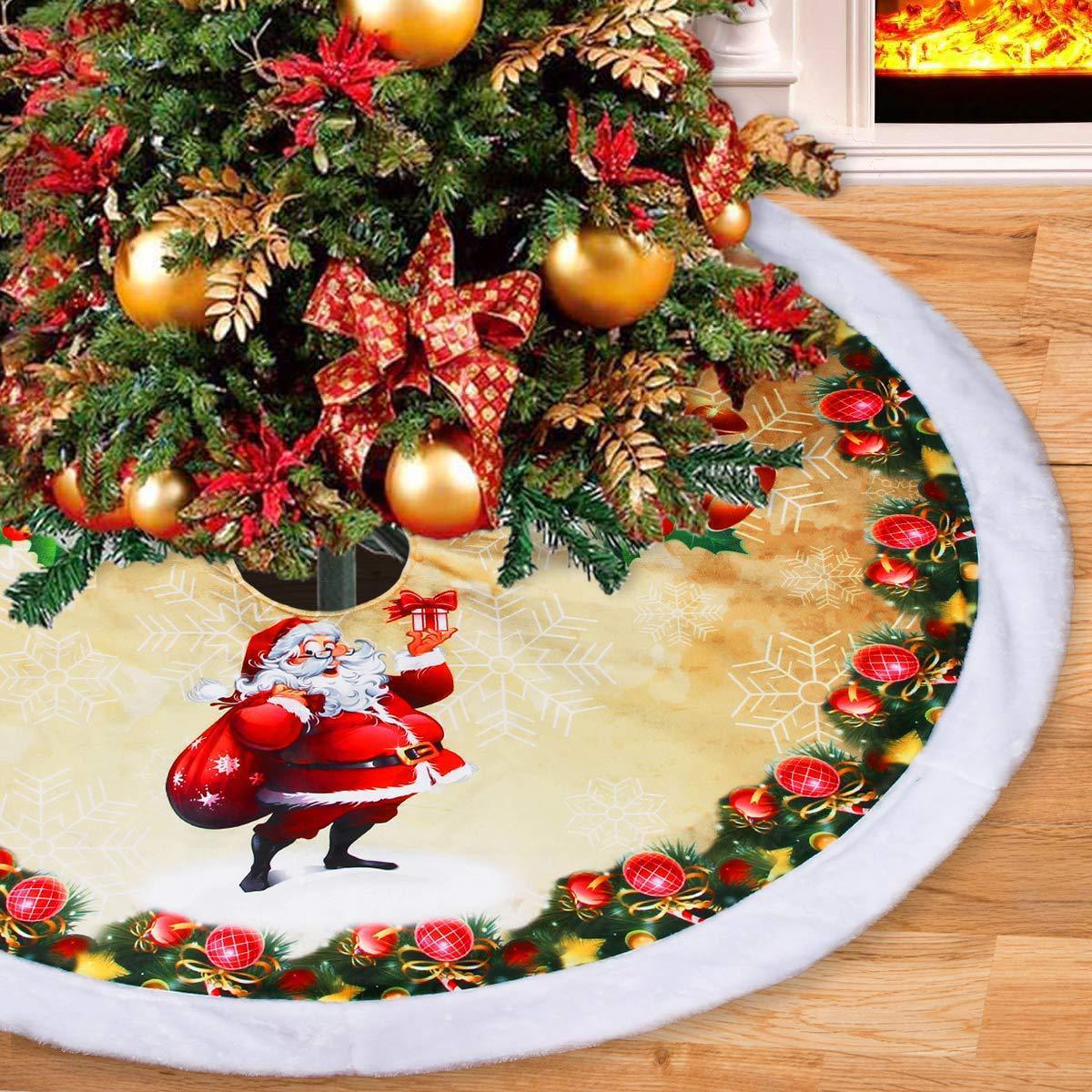 Christmas Tree Bottom Decoration Tree Skirt - Minihomy