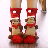 Thickened Middle Tube Thick Line Adult Christmas Socks